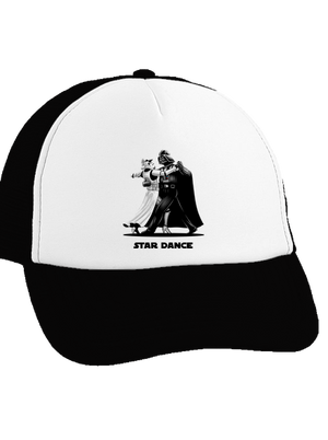 Star dance kšiltovka truckerka Black cap
