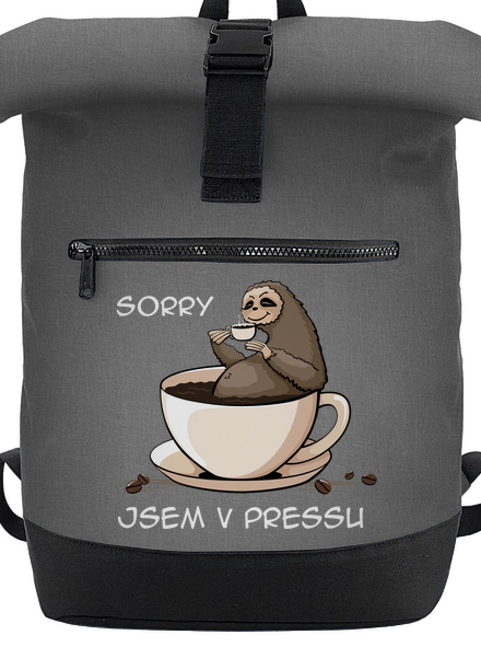 V pressu batoh Grey Marl