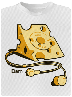 iDam dětské sportovní tričko White