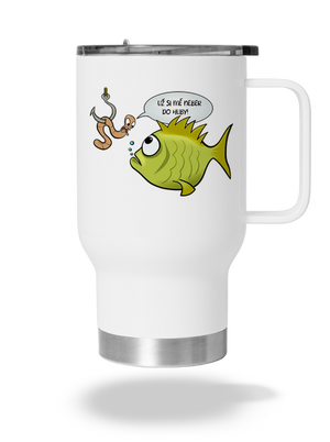 Ryba a žížala termohrnek White