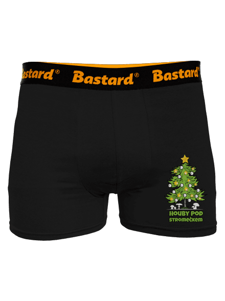 Houby pod stromečkem boxerky Black