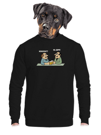 unisex mikina bez kapuce
