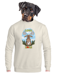 unisex mikina bez kapuce