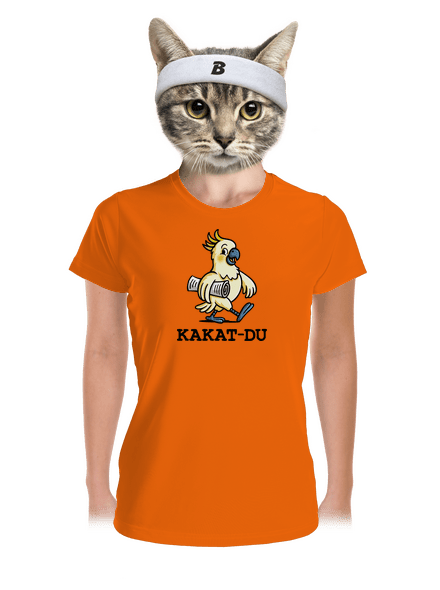Kakat-du dámské sportovní tričko Neon Orange
