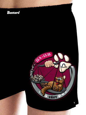 Psí horoskop: Váhy pánské trenky Black