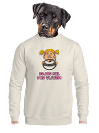 unisex mikina bez kapuce