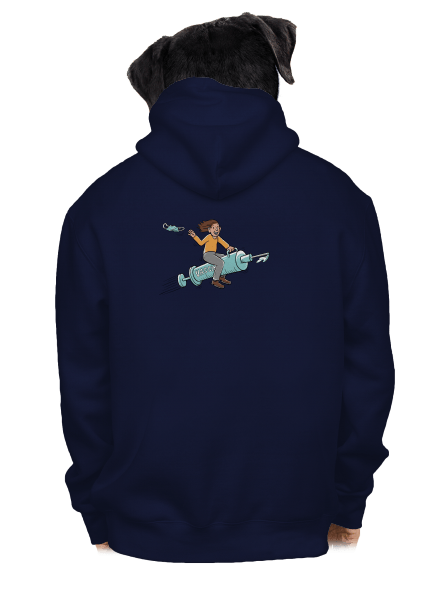 Osvobození pánská mikina na zip Navy
