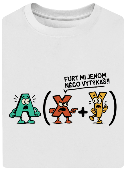 Vytýkání před závorku unisex tričko oversized White