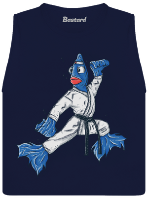 Bojovnice dámské tílko volné Navy