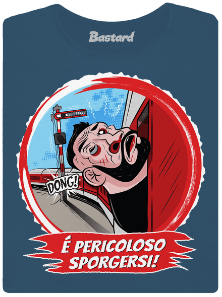 É pericoloso sporgersi dámské tričko premium Petrol Blue