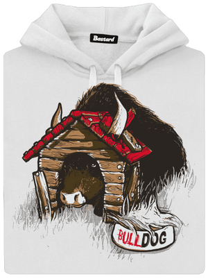 Bulldog dámská mikina klokanka White