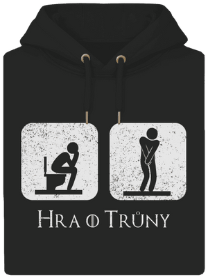 Hra o trůny unisex mikina premium Dark Black