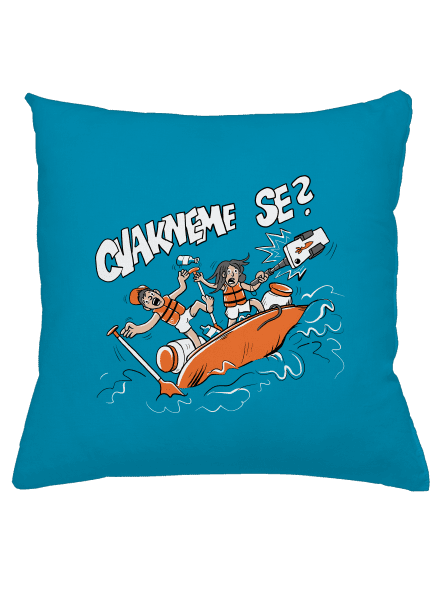 Cvakneme se polštář Blue Turquoise