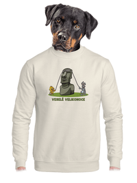 unisex mikina bez kapuce