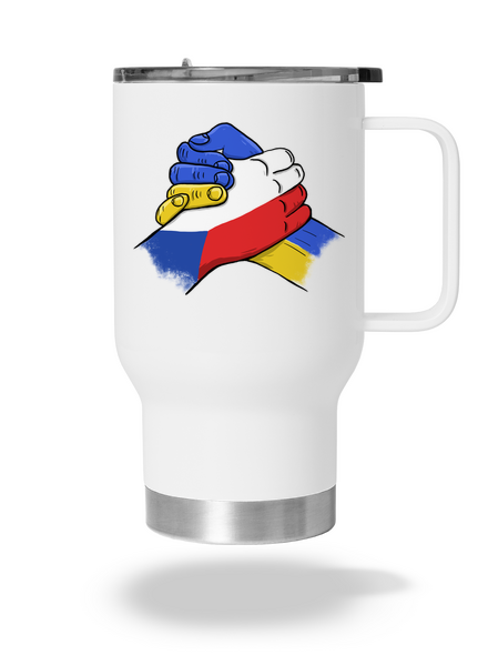 Ukrajina - Podpora termohrnek White