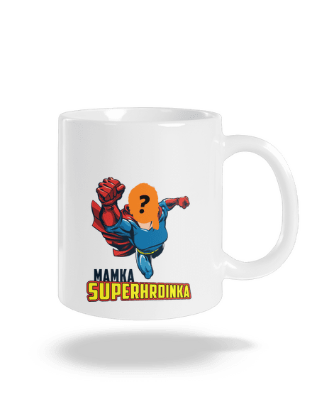 Mamka superhrdinka klasický hrnek White