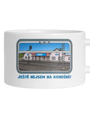 Nejsem na konečné hrnek makronka White