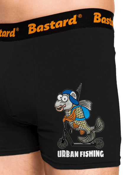Urban fishing boxerky Black