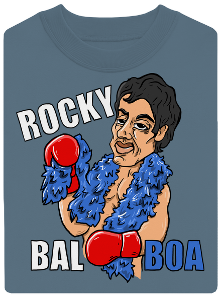 Rocky Bal boa unisex mikina bez kapuce Nordic Blue