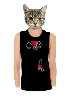 Vetřelec dámské tílko volné Black