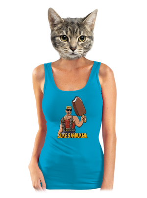 Duke s nanukem dámské tílko klasické Blue Atol