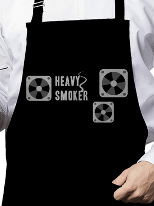 Heavy smoker zástěra Black