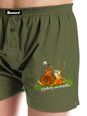 Makám na baráku pánské trenky Khaki