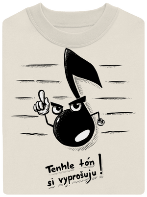 Tón unisex mikina bez kapuce Off White