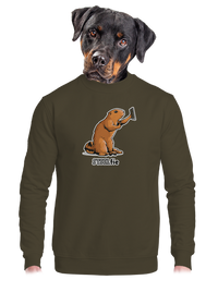 unisex mikina bez kapuce