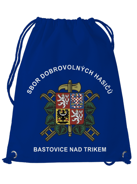 Sbor dobrovolných hasičů s vlastním erbem obce vak Royal Blue Mal