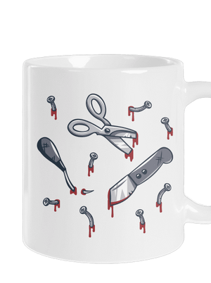 Halloween nářadí klasický hrnek White