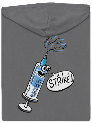 Stříkej dámská mikina na zip Steel Gray