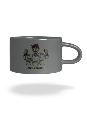 Jsem ředitel hrnek makronka Grey Macaron