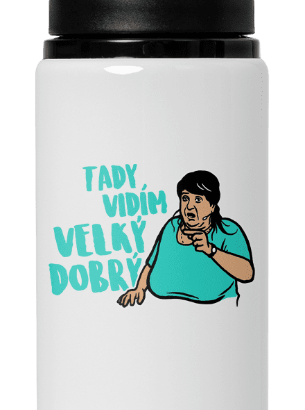 Velký dobrý lahev na vodu White