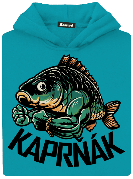 Kaprňák dětská mikina klokanka Hawaiian Blue