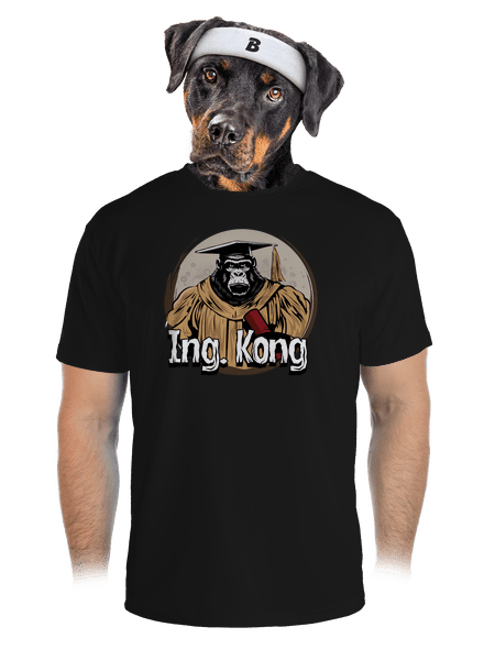 Ing. Kong pánské sportovní tričko Black