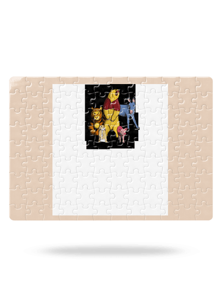 Medvěd a jeho kamarádi puzzle White
