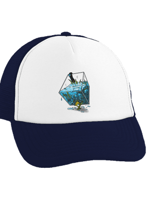 Migrující rybka kšiltovka truckerka French Navy cap