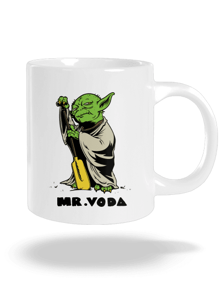 Mr. Voda velký hrnek White