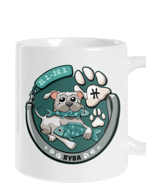 Psí horoskop: Ryba klasický hrnek White