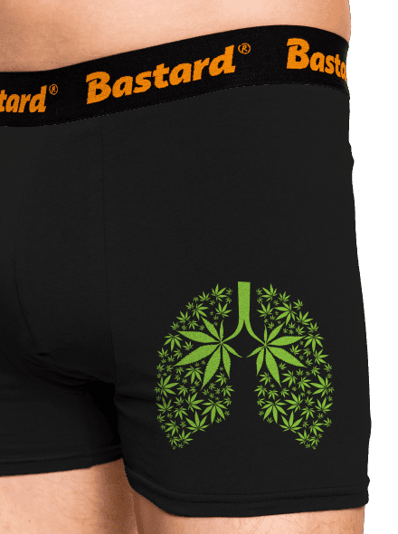 Ganja plíce boxerky Black