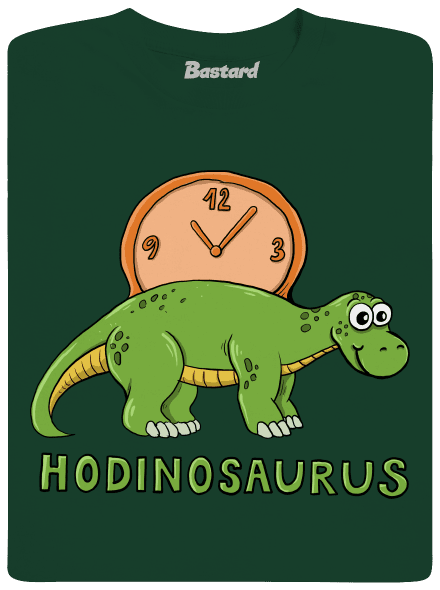 Hodinosaurus pánské dlouhý rukáv Bottle Green