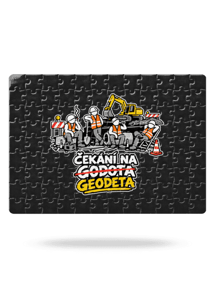 Čekání na geodeta puzzle White