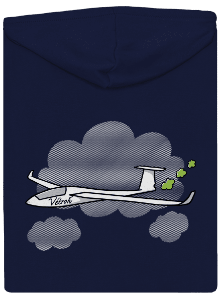Větroň pánská mikina na zip Navy