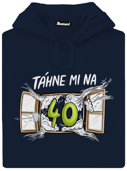 Táhne mi na pánská mikina klokanka Navy