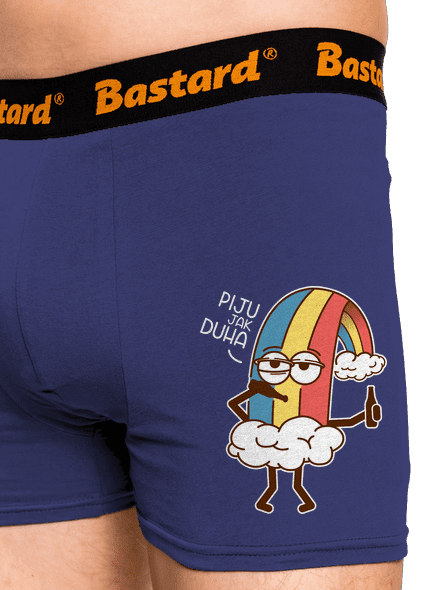Piju jak duha boxerky Blue Navy