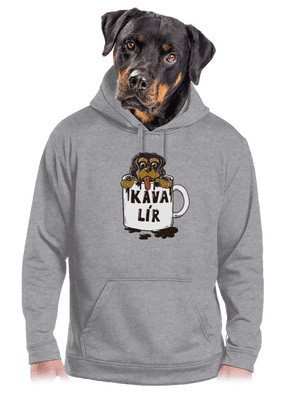 Kávalír pánská mikina klokanka Light Melange