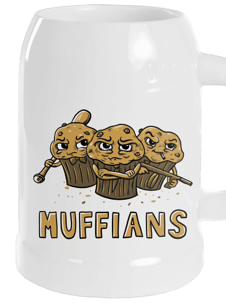 Muffians půllitr White