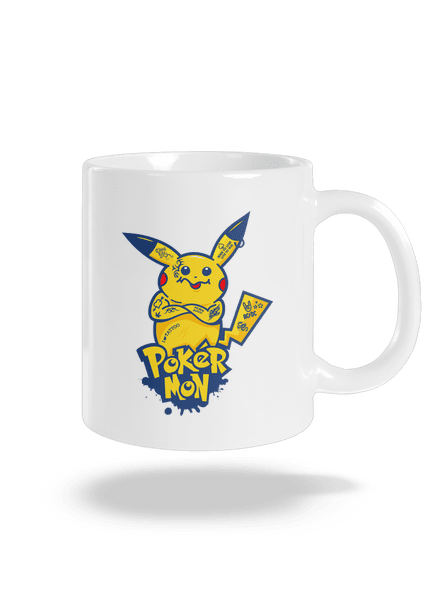 Pokérmon klasický hrnek White