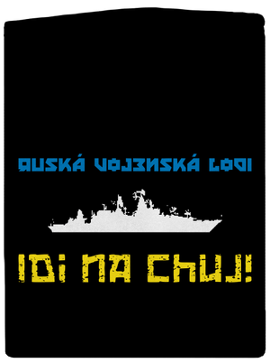 Ukrajina - Lodi idi na chuj dámská mikina na zip Black